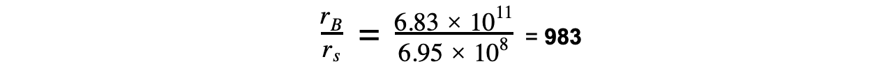 Estimating the Radius of Stars Worked Example equation 3