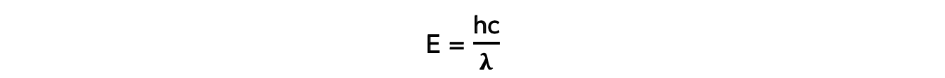 2.5.1 Photon Energy Equation