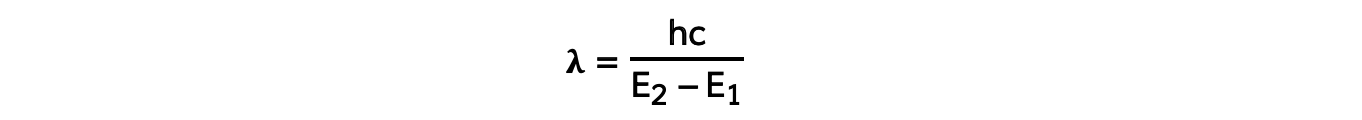 2.5.2 Wavelength Equation