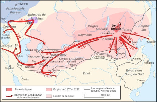 Image result for khwarizm invasion mongols